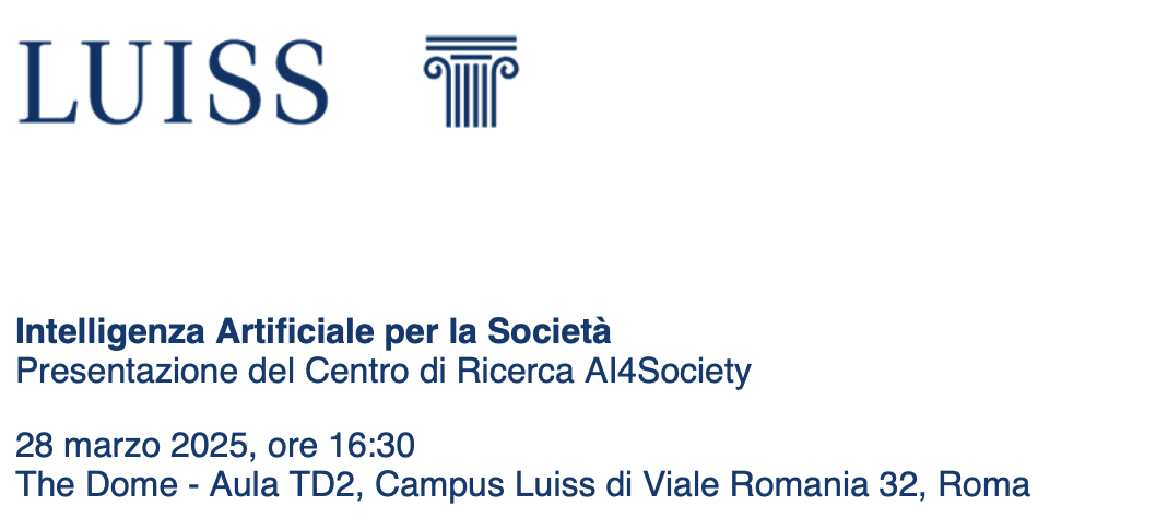 Intelligenza Artificiale per la Società